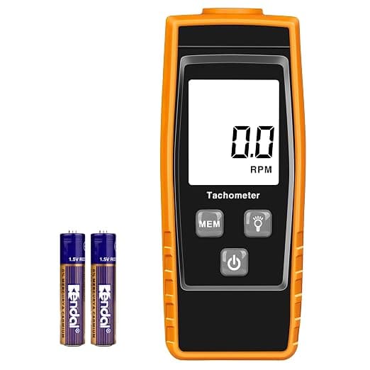 tacômetro digital, medidor de rpm com precisão de 2,5 a 99.999 rpm
