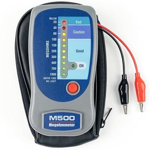 Megômetro Eletrônico M500 para Teste de Isolamento, com Resolução de Até