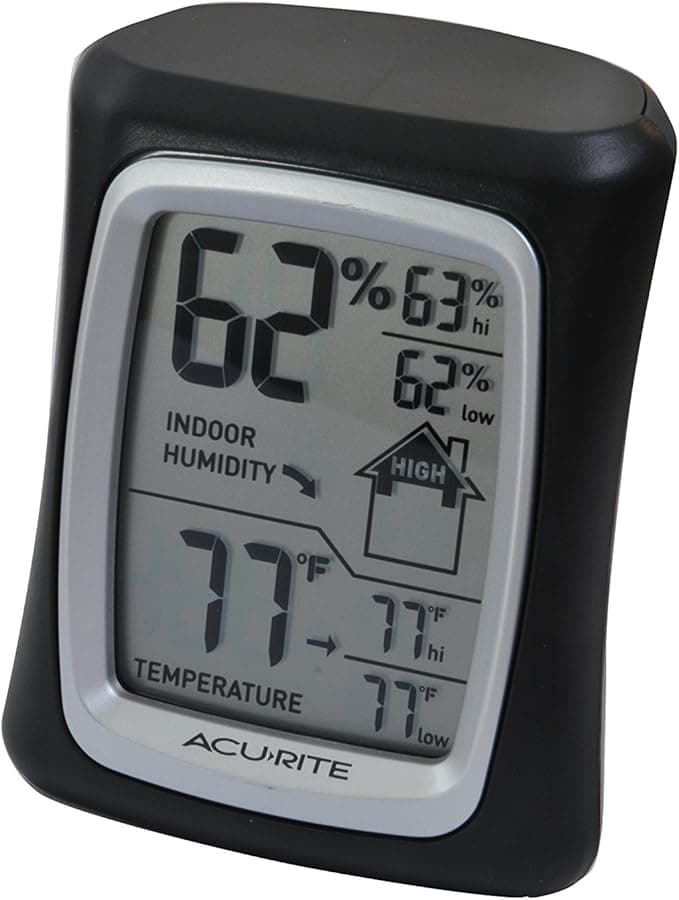 Termo-Higrômetro AcuRite Preto - 3 V
