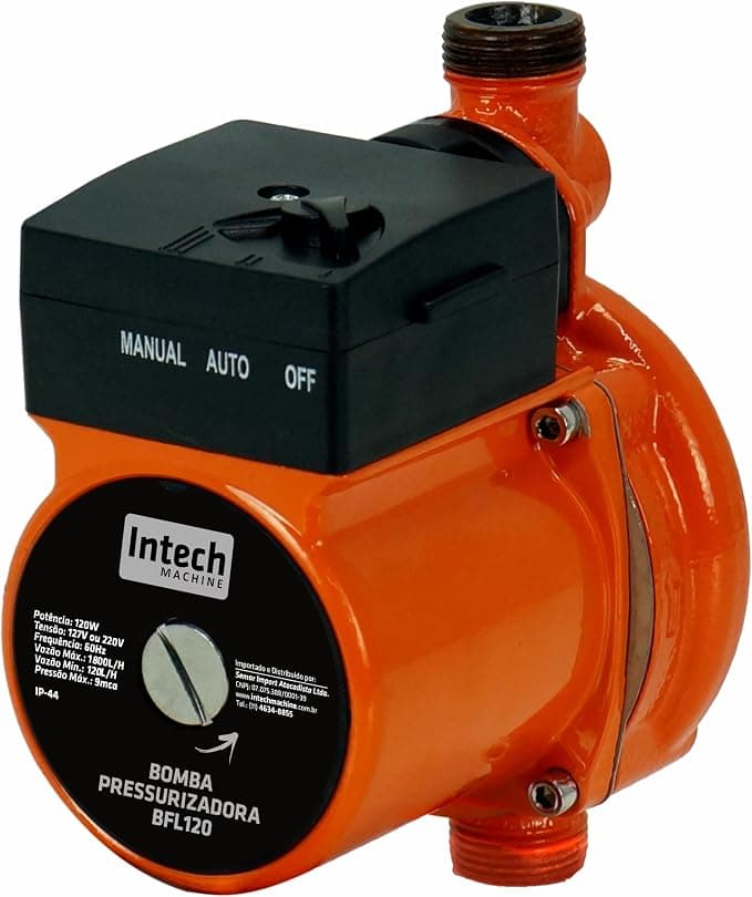 Intech Machine Bomba D'Água Pressurizadora 120W 1600L/H Bfl120 (220V)