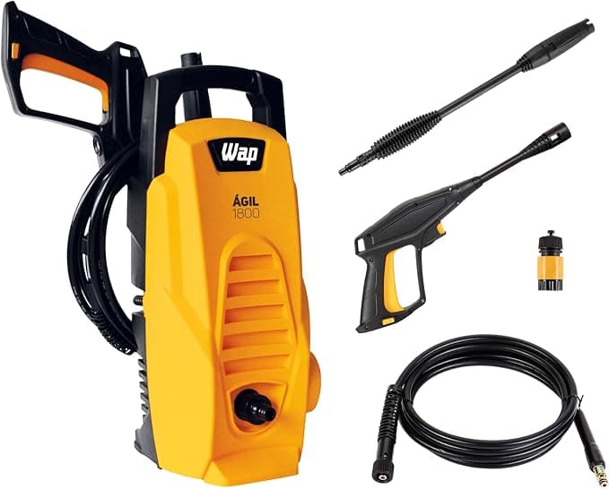 WAP Lavadora de Alta Pressão ÁGIL 1800, Portátil, 300L/h, com Jato em