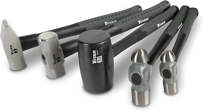 Conjunto de martelos de 5 peças Titan Fábrica