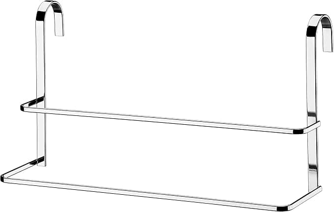 Toalheiro com Prateleira FUTURE Cromado