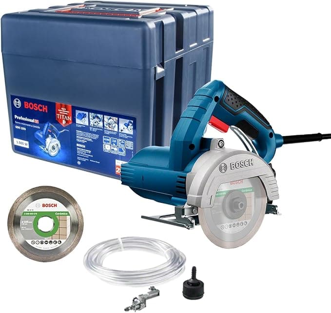 Bosch Serra Mármore GDC 151 TITAN 1500W 220V com 1 disco, kit refrigeração