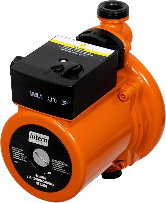 Bomba D'Água Pressurizadora 300W 4000L/H BFL300 Intech Machine (220V)