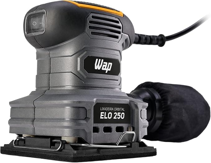 WAP Lixadeira Roto Orbital ELO 250 com Coletor de Pó Removível