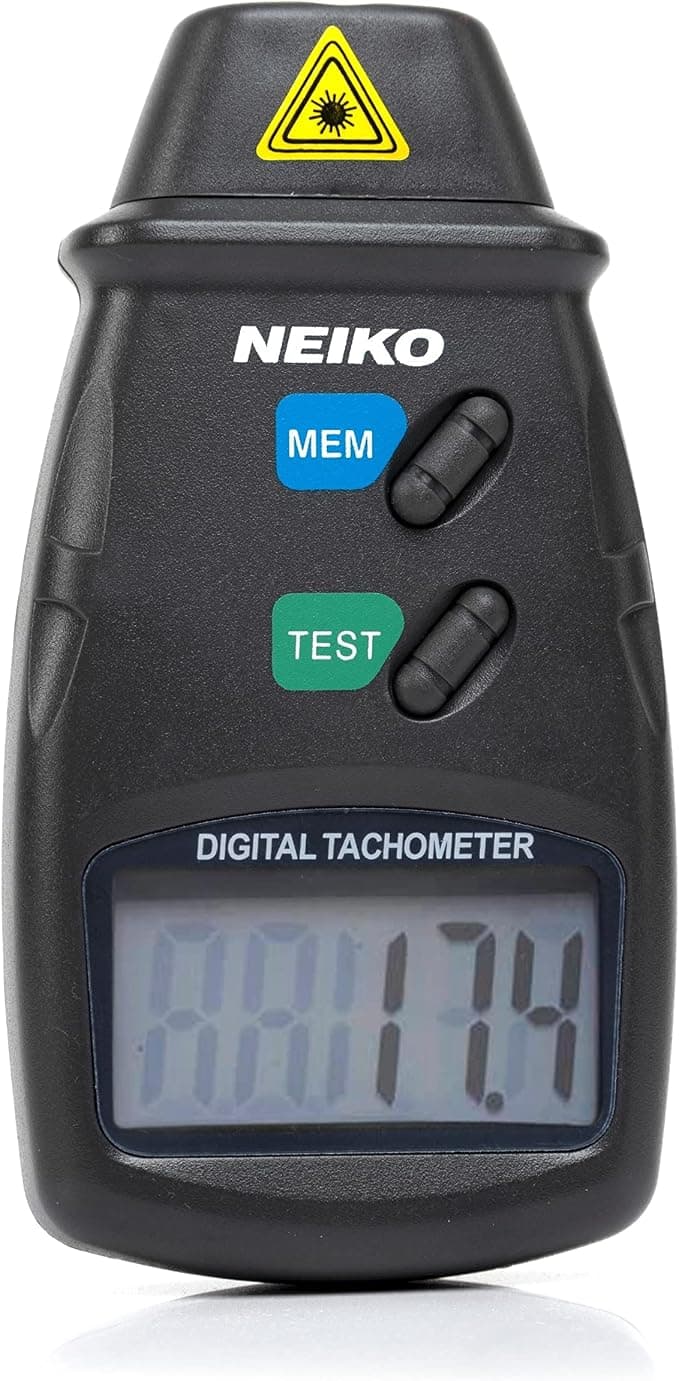 Foto de NEIKO Tacômetro Digital 20713A, Sensor Fotográfico A Laser Sem Contato com