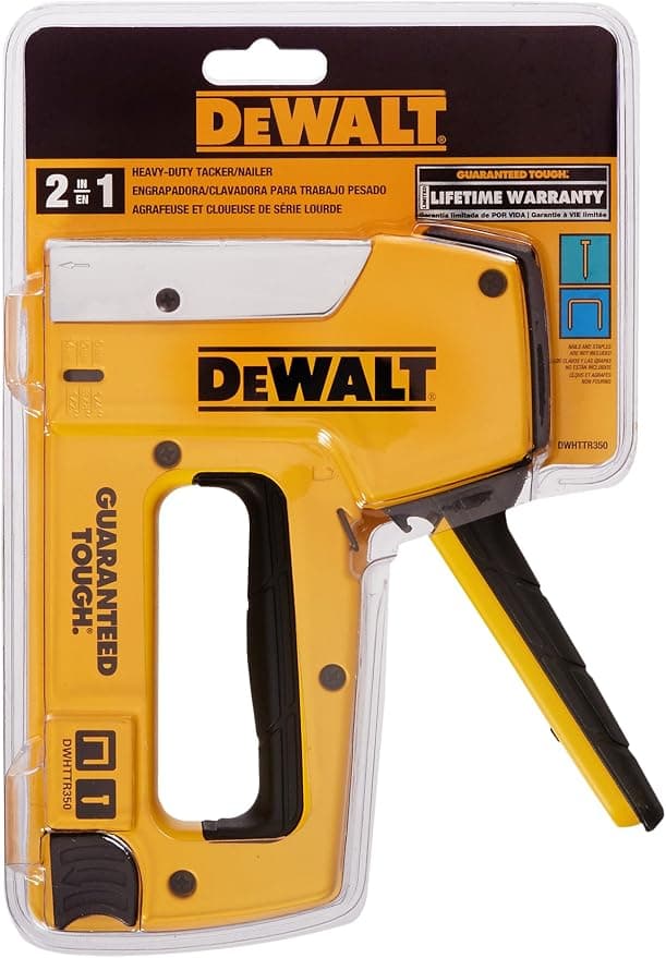 Foto de DEWALT - Grampeador de alumínio resistente GID-286785 DWHTTR350, amarelo