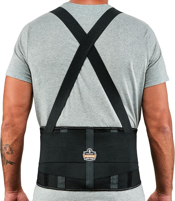Suporte traseiro Ergodyne ProFlex 1100SF, cinto de elastano de 20,3 cm