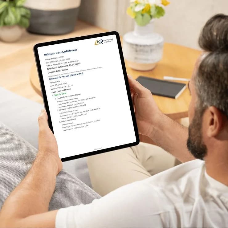 Relatório em PDF gerado pelo sistema CalcuLar