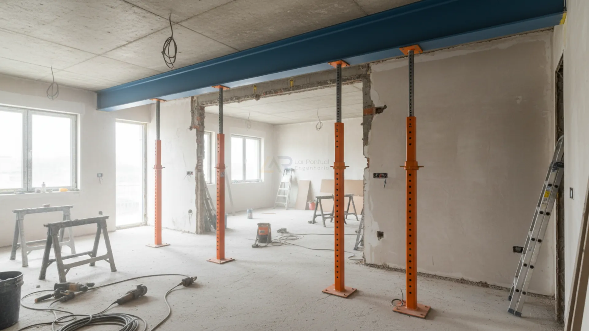 Reforço com Viga Metálica