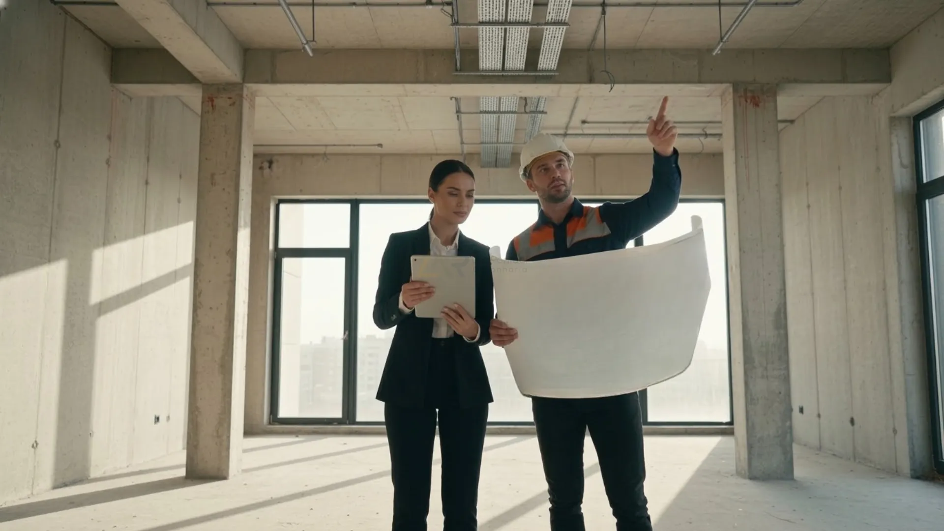 Arquiteto e Engenheiro na Obra