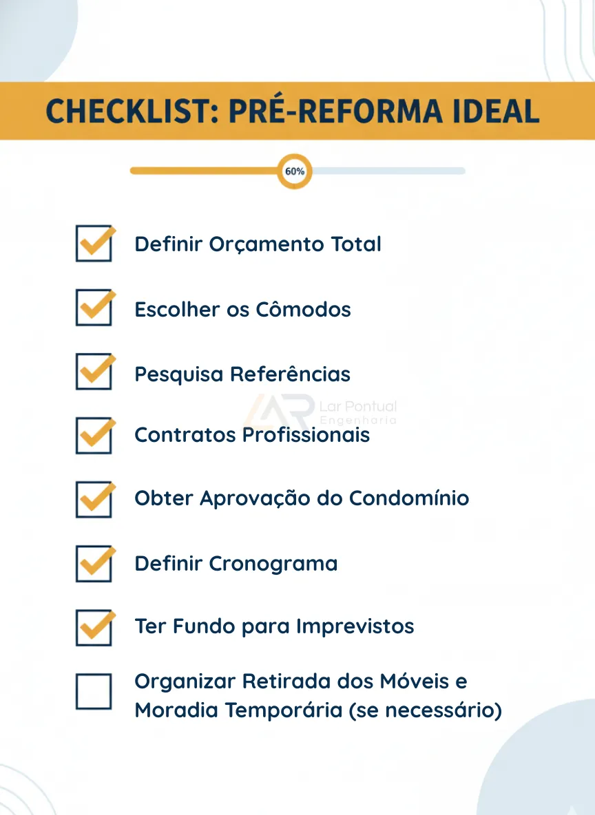 Checklist de Planejamento Lar Pontual
