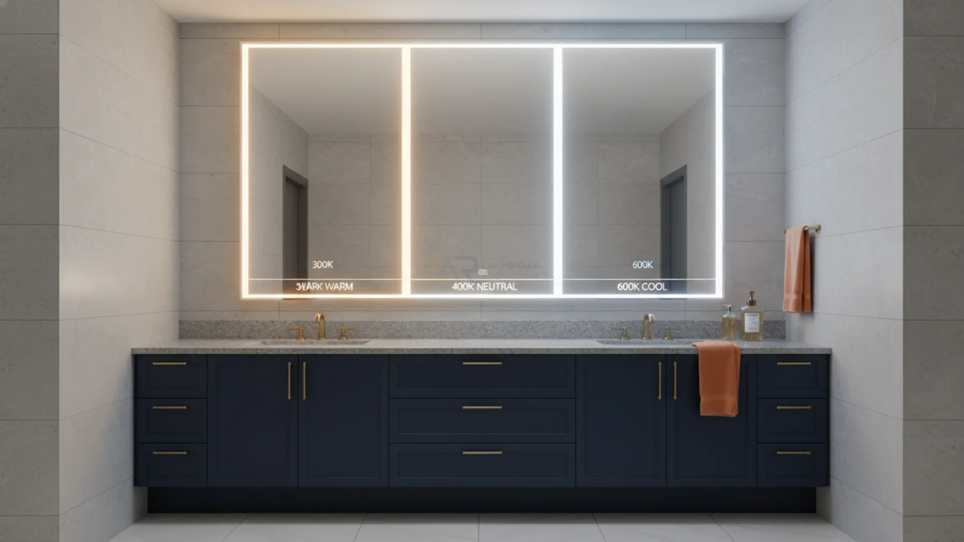 Comparativo prático da temperatura de cor em Kelvin